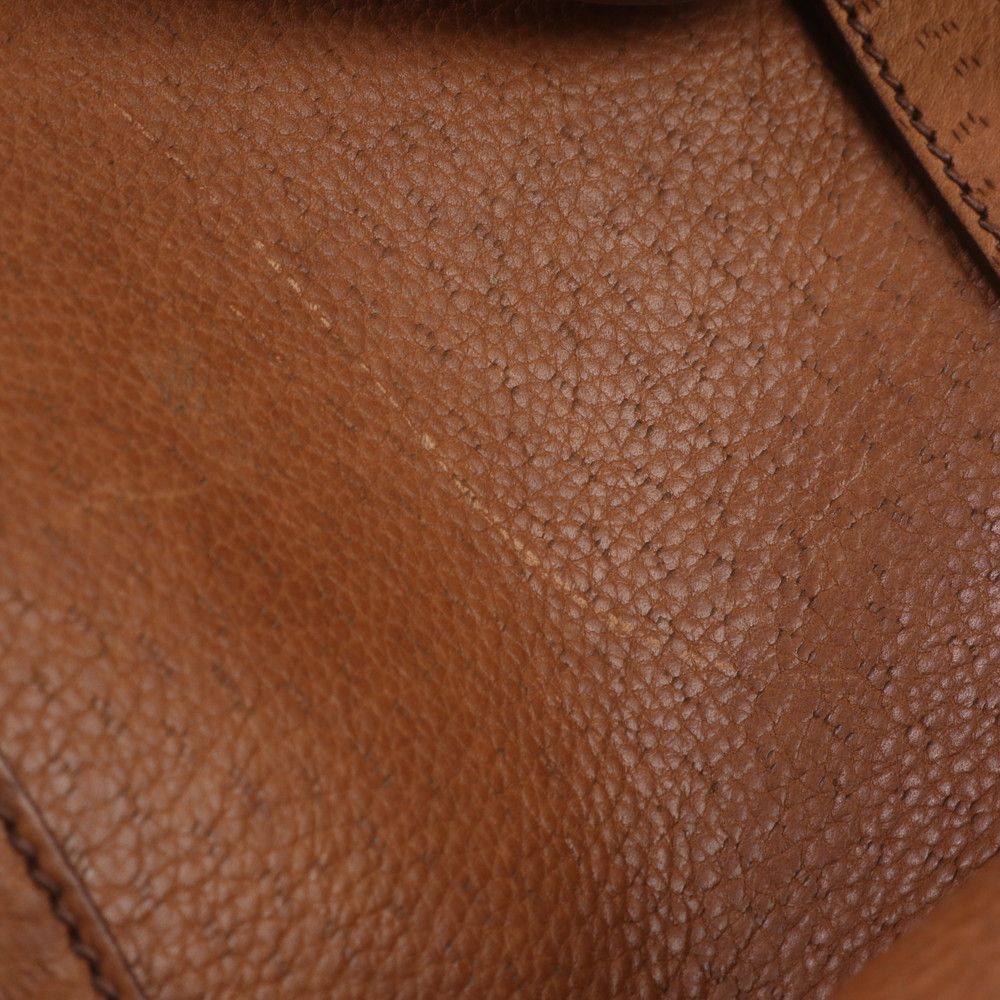 Prada Leather Tote Bag Shoulder Hand Brown — view 8