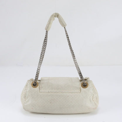 Chanel Boutique 2.55 Perforated Leather Shoulder Bag — view 3