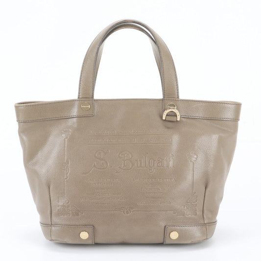 Bvlgari Collezione Leather Handbag Tote