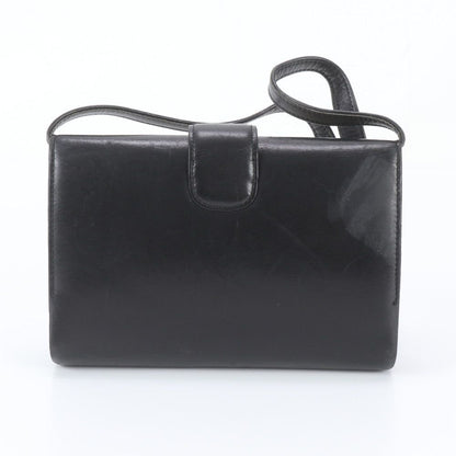 Gucci Vintage Leather Shoulder Bag Tote Black — view 3