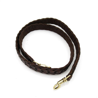 Gucci Straw Bamboo 2-Way Handbag Leather Brown — view 8