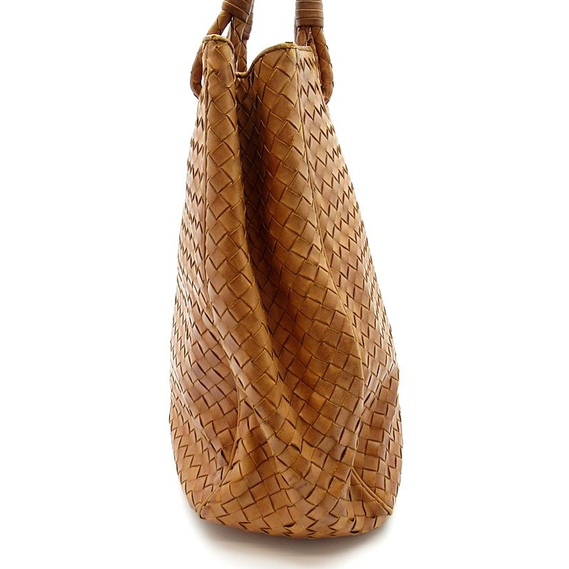 Bottega Veneta Tote Bag Intrecciato Brown — view 3