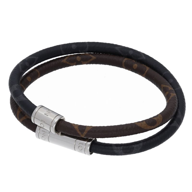 Louis Vuitton Bracelet Keep It Monogram Eclipse