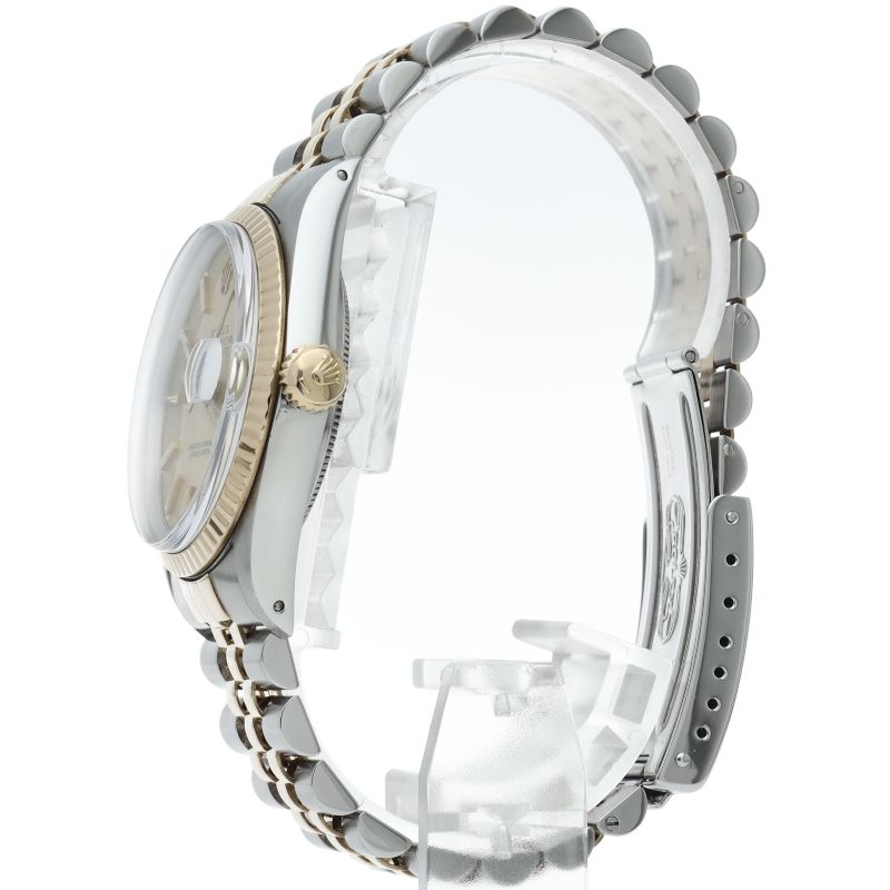 Rolex Datejust Watch Antique 18K Yellow Gold SS Champagne — view 3