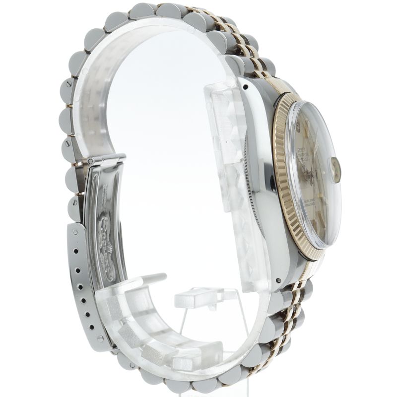 Rolex Datejust Watch Antique 18K Yellow Gold SS Champagne — view 4