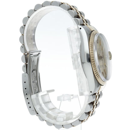 Rolex Datejust Watch Antique 18K Yellow Gold SS Champagne — view 4