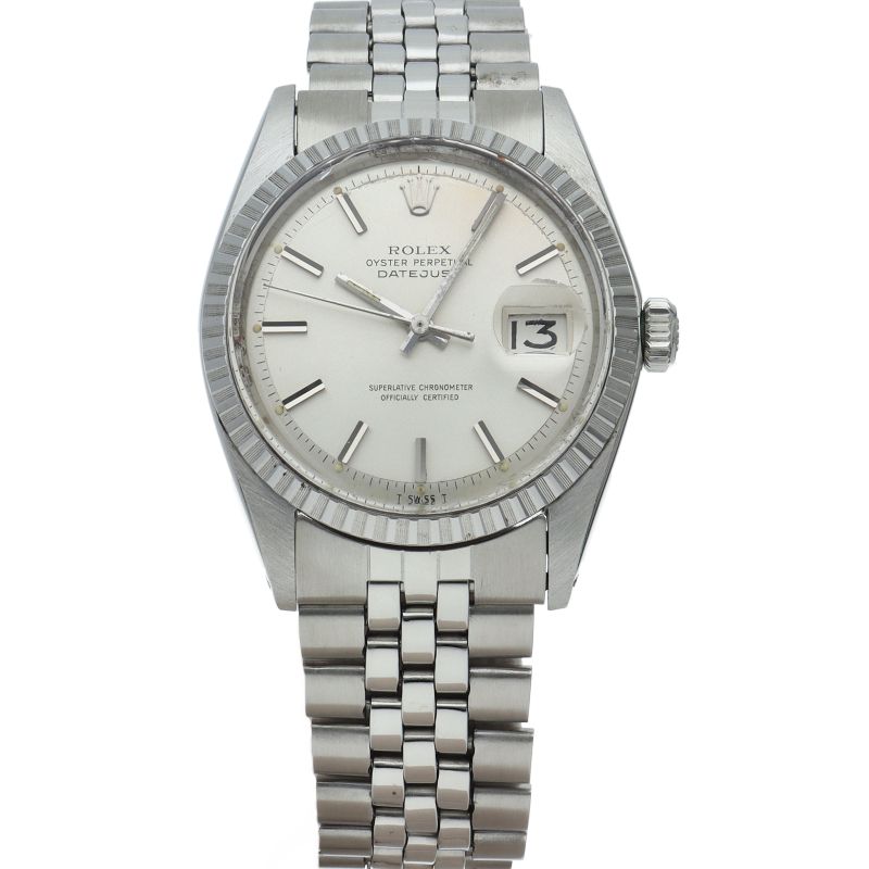 Rolex Datejust Watch Antique SS Silver — view 2