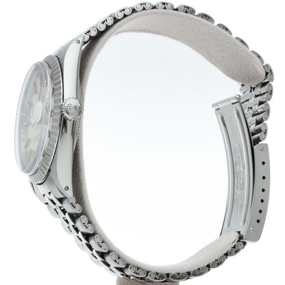 Rolex Datejust Watch Antique SS Silver — view 3