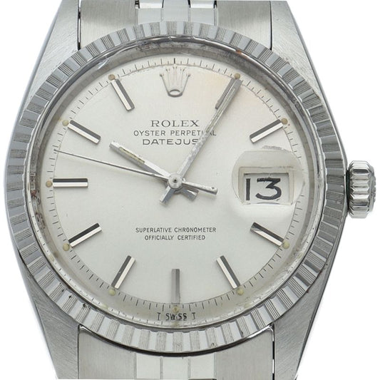 Rolex Datejust Watch Antique SS Silver