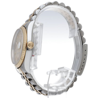 Rolex Datejust Watch 18K Yellow Gold SS Champagne — view 3