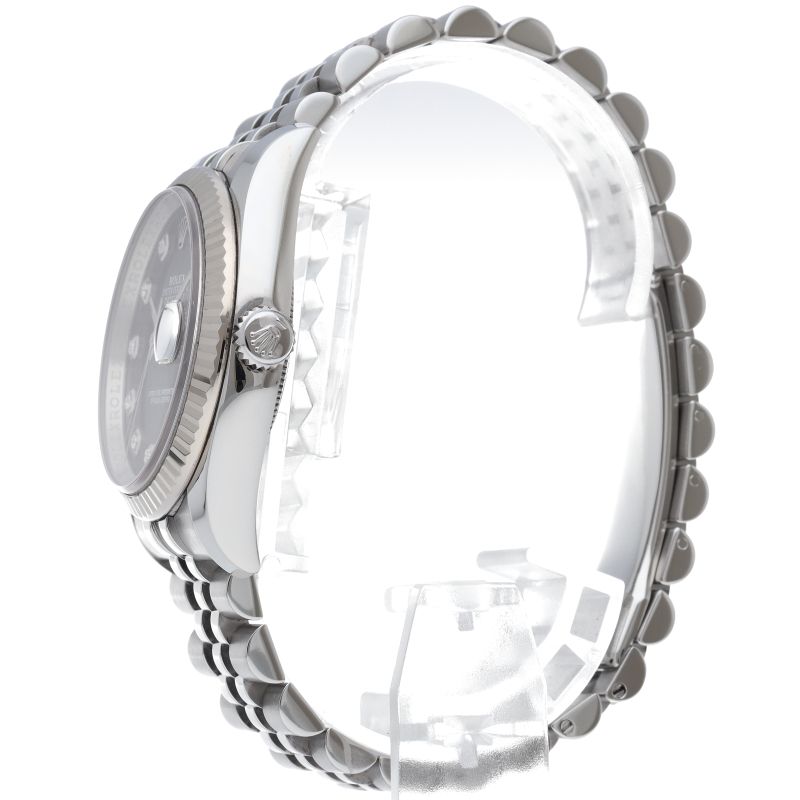 Rolex Datejust 36 Watch Jubilee Diamond 18K White Gold — view 3