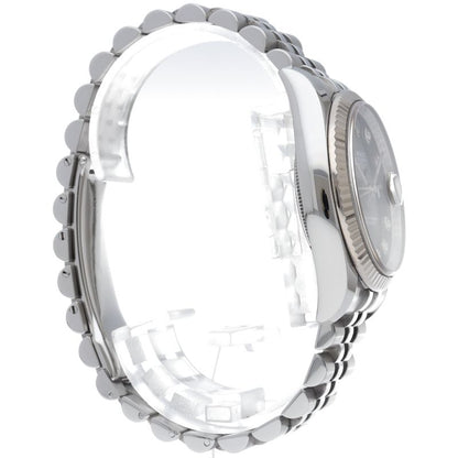 Rolex Datejust 36 Watch Jubilee Diamond 18K White Gold — view 4