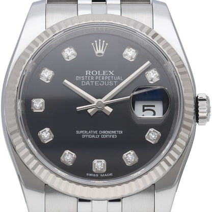 Rolex Datejust 36 Watch Jubilee Diamond 18K White Gold
