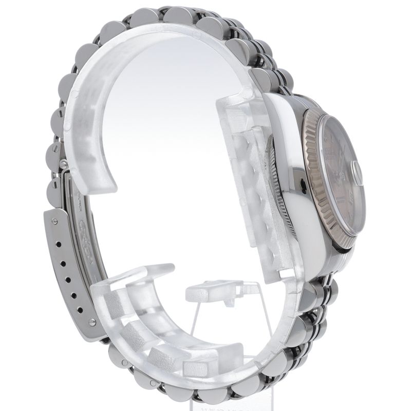 Rolex Datejust Watch 18K White Gold SS Pink — view 4