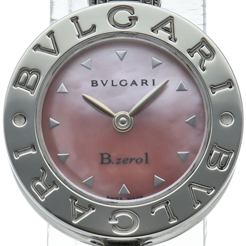 Bvlgari B.zero1 Watch Bangle Shell SS Pink