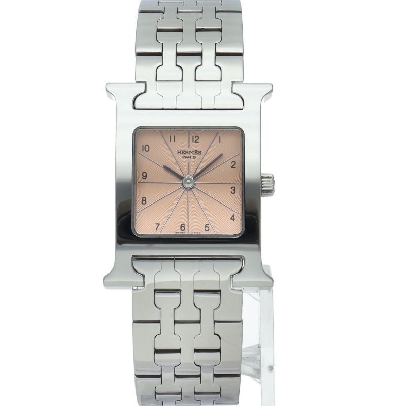 Hermes H Watch SS Pink — view 2