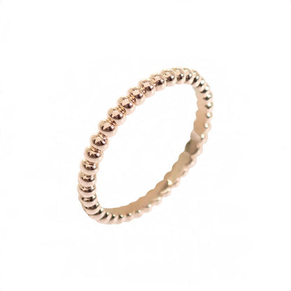 Van Cleef & Arpels Perlee Gold Pearl Small Ring 18K Pink
