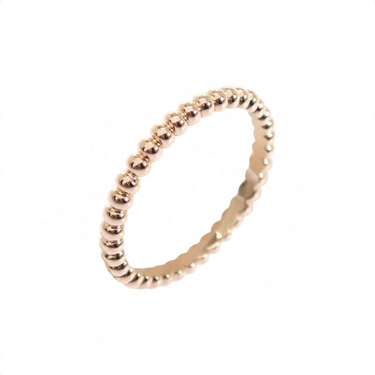 Van Cleef & Arpels Perlee Gold Pearl Small Ring 18K Pink