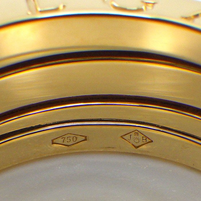 Bvlgari Ring B.zero1 Band Logo 18K Yellow Gold — view 3