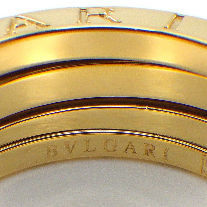 Bvlgari Ring B.zero1 Band Logo 18K Yellow Gold — view 4
