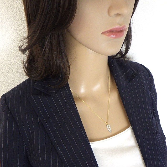 Tiffany & Co Necklace Leaf Pave Diamond — view 6