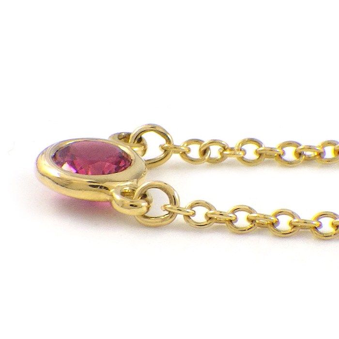 Tiffany & Co Necklace by the Yard Ruby 18K Yellow Gold — view 2