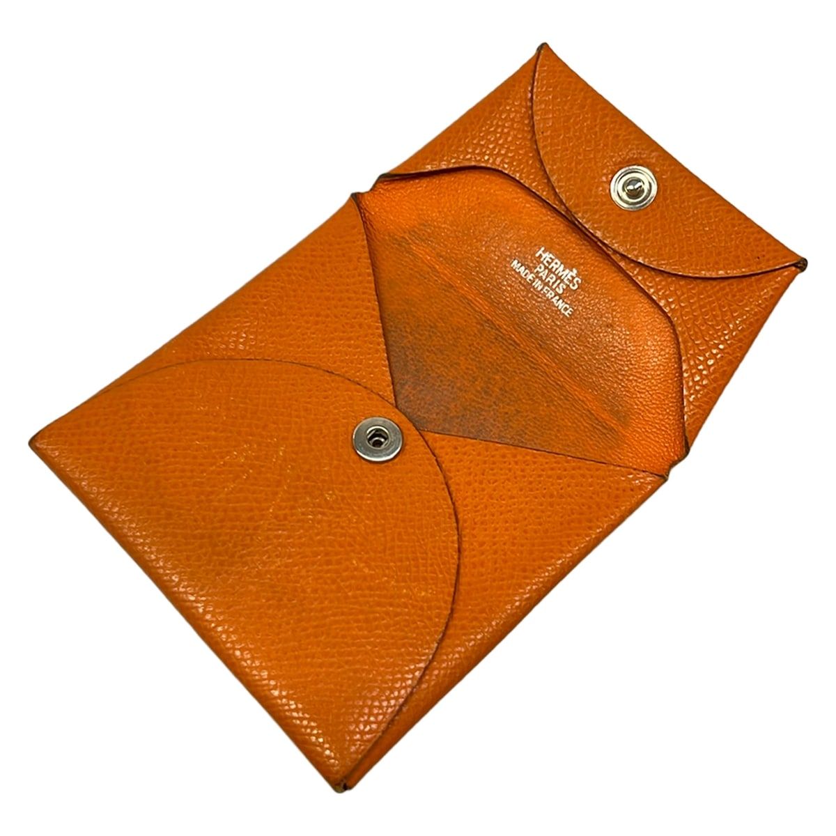Hermes Coin Purse Bastia Orange — view 3