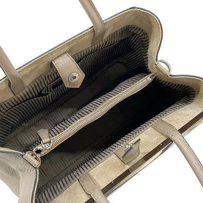 Fendi Tote Bag Toujours Beige Leather — view 7