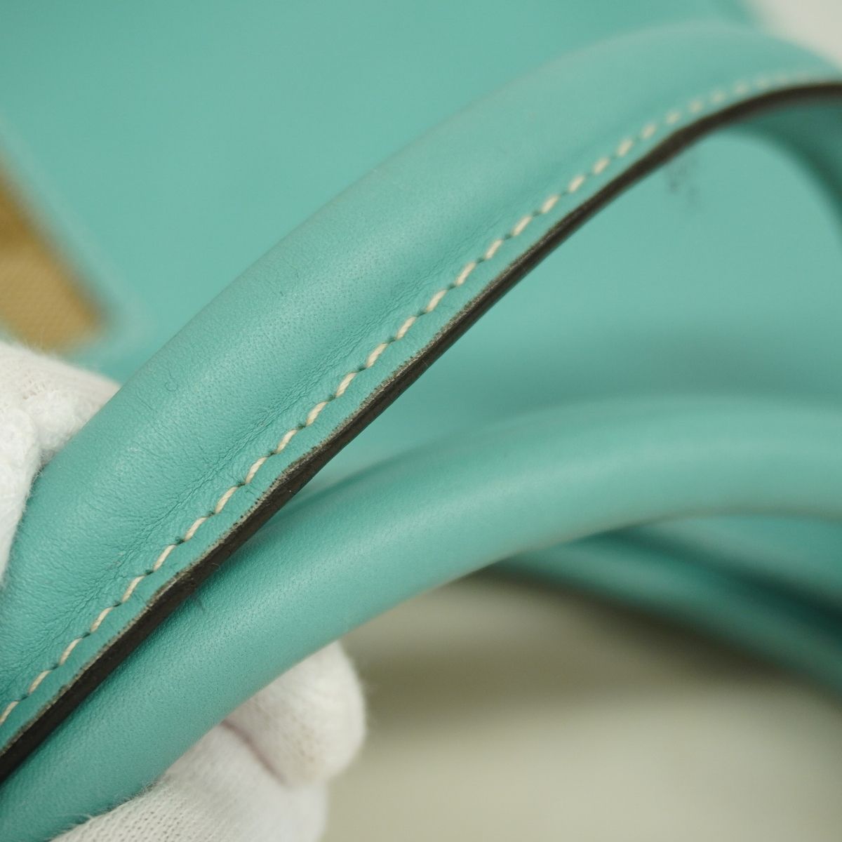 Gucci Handbag GG Canvas New Jackie Leather Turquoise Blue Brown Pink Gold — view 7