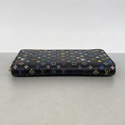 Louis Vuitton Wallet Monogram Multicolor Zippy Noir Violet — view 2