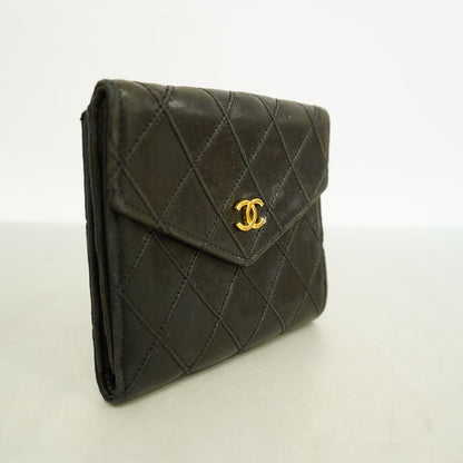 Chanel Wallet Bicolor Lambskin Black Gold — view 2