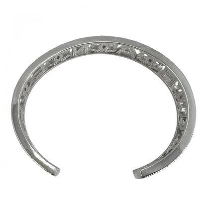 Chanel Bangle Silver CC Logo Bracelet — view 2