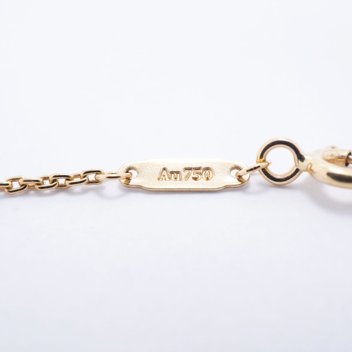 Tiffany & Co Necklace T Smile Medium Yellow Gold Diamond — view 5