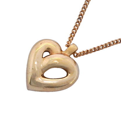 Dior Necklace Heart Motif Gold Plated