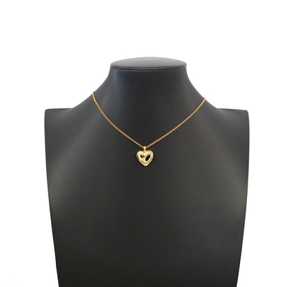 Dior Necklace Heart Motif Gold Plated — view 6