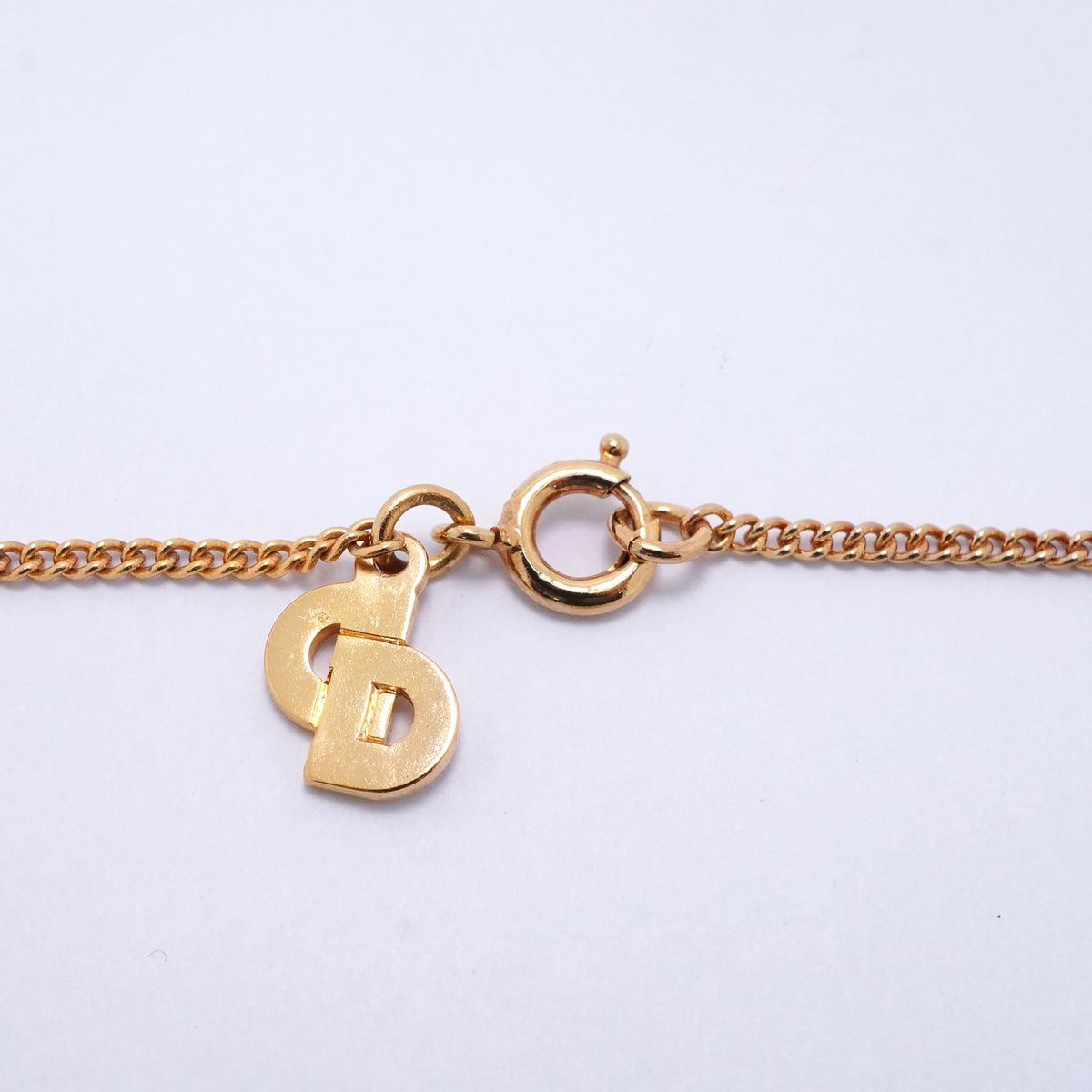 Dior Necklace Heart Motif Gold Plated — view 4