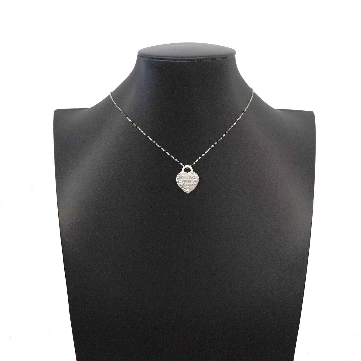 Tiffany & Co Necklace Notes Heart Tag 925 Sterling Silver — view 8