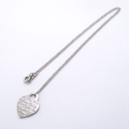 Tiffany & Co Necklace Notes Heart Tag 925 Sterling Silver — view 3