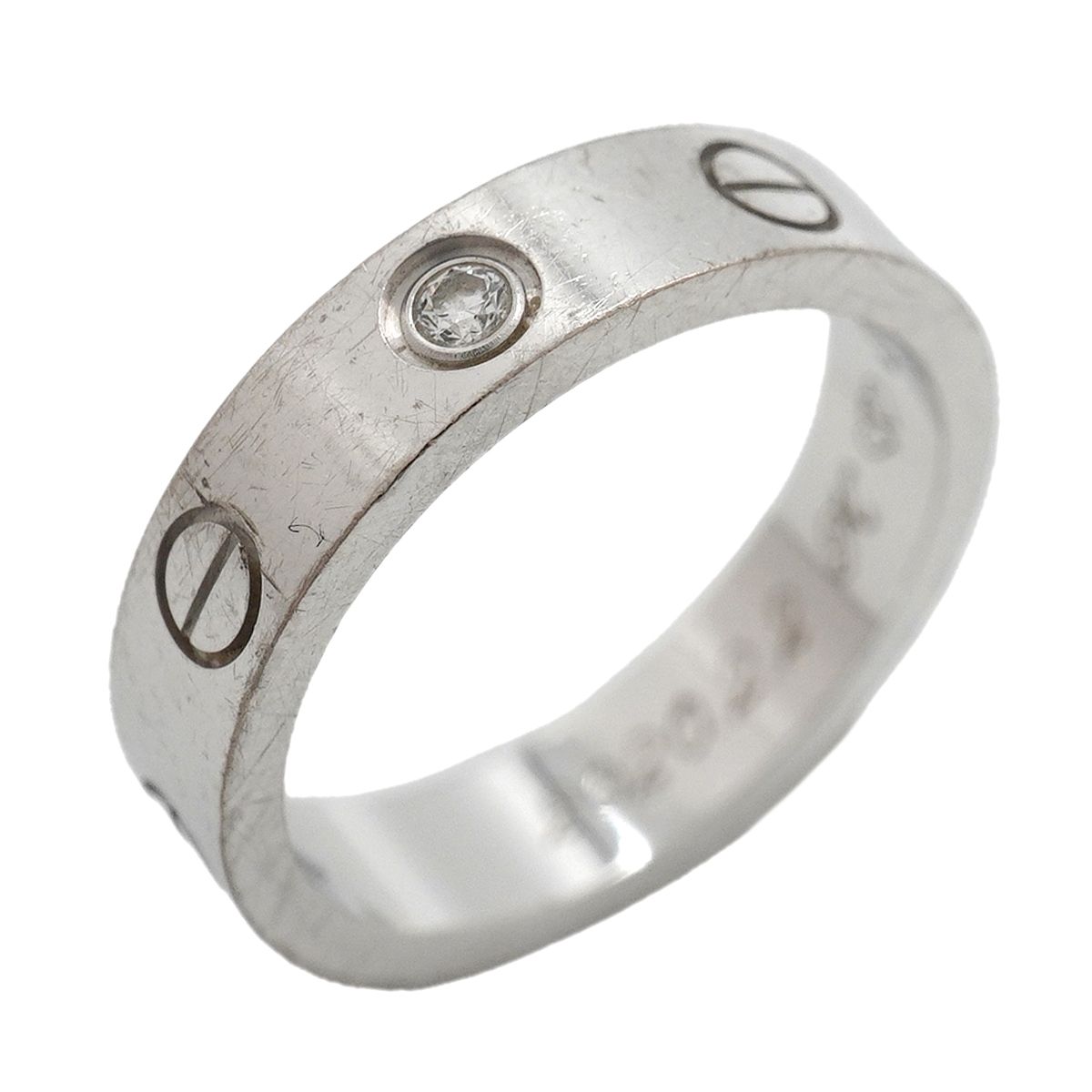 Cartier Ring Mini Love White Gold Diamond