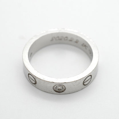 Cartier Ring Mini Love White Gold Diamond — view 3