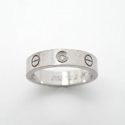 Cartier Ring Mini Love White Gold Diamond — view 2