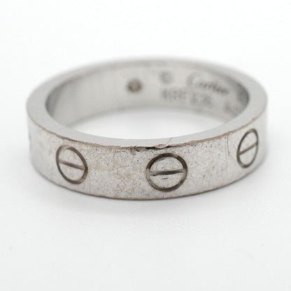 Cartier Ring Mini Love White Gold Diamond — view 8