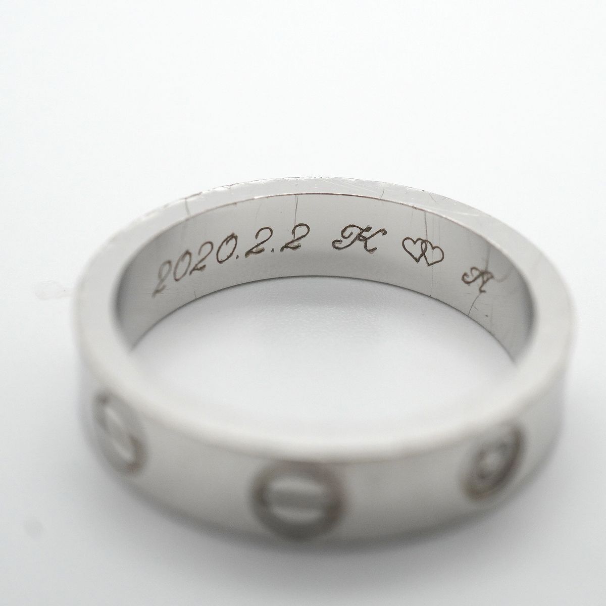 Cartier Ring Mini Love White Gold Diamond — view 5