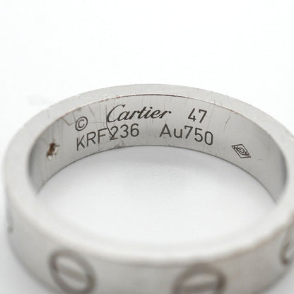 Cartier Ring Mini Love White Gold Diamond — view 4