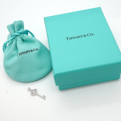 Tiffany & Co Pendant Victoria Key 18K White Gold Diamond — view 5