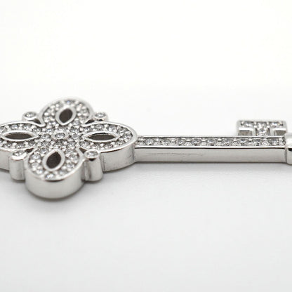 Tiffany & Co Pendant Victoria Key 18K White Gold Diamond — view 6