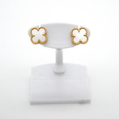 Van Cleef & Arpels Earrings Sweet Alhambra 18K Yellow Gold Mother of Pearl — view 2