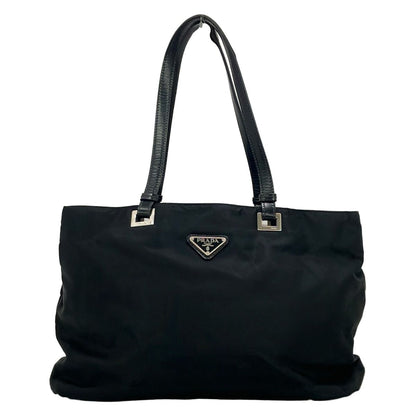 Prada Tote Bag Black Leather