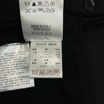Gucci Rollskirt S Black Pleats — view 4
