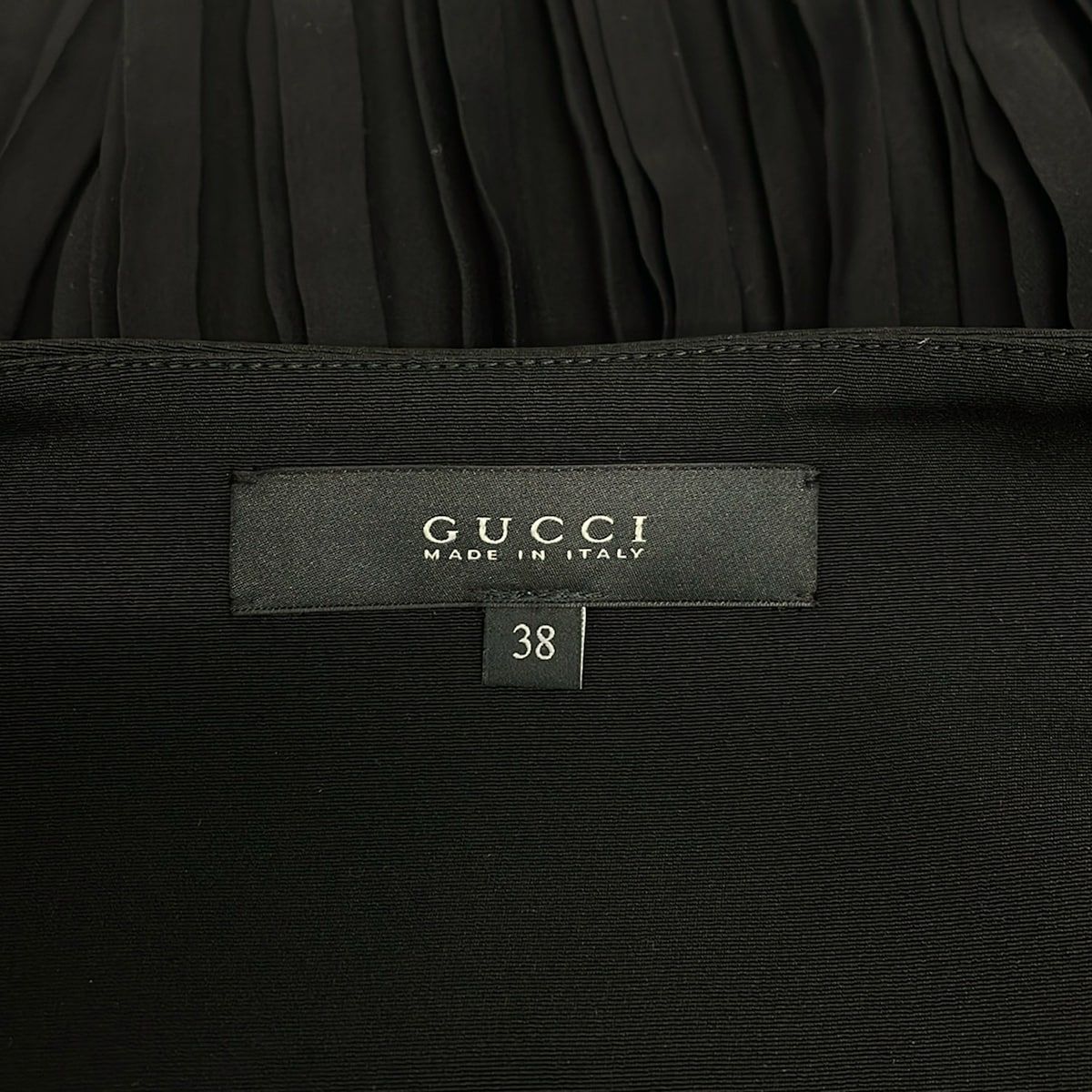 Gucci Rollskirt S Black Pleats — view 3